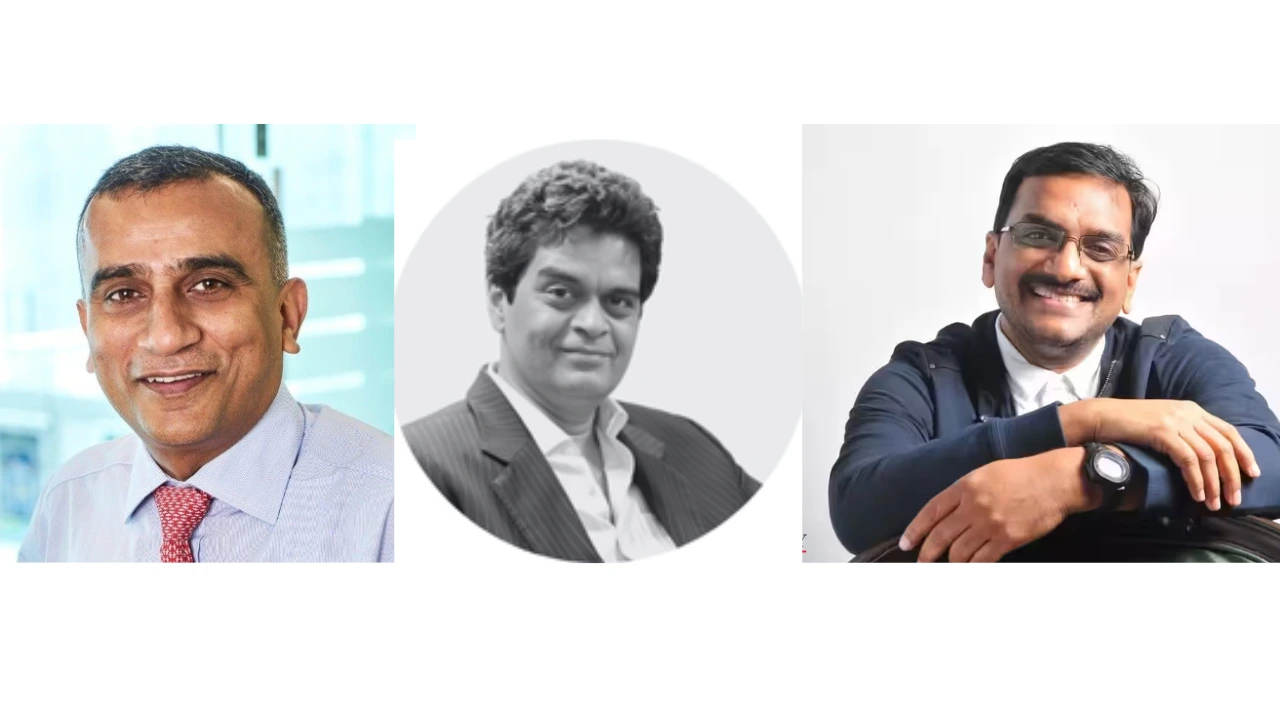 From left: Sudhanshu Vats, Paritosh Joshi, and S Subramanyeswar