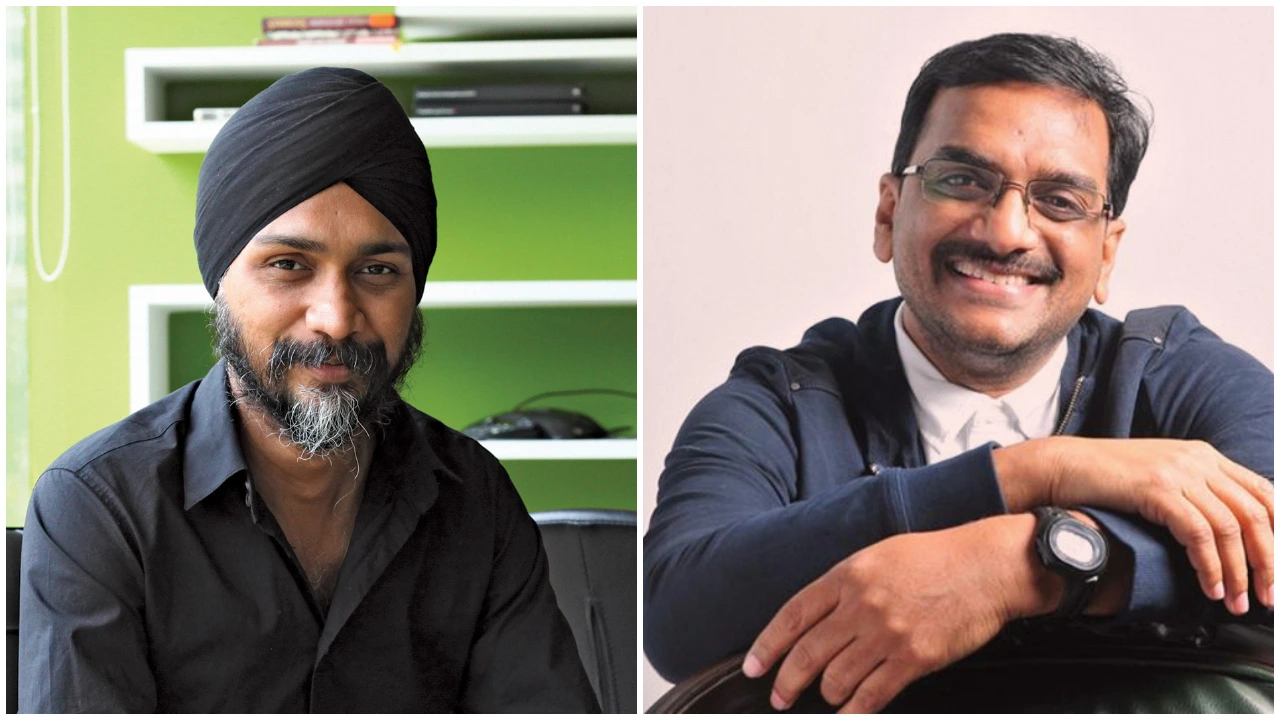 Satbir Singh (left) and S Subramanyeswar