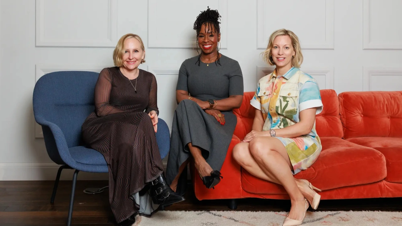 From left: Emma Harman, Ndidi Oteh, and Jo Cronk