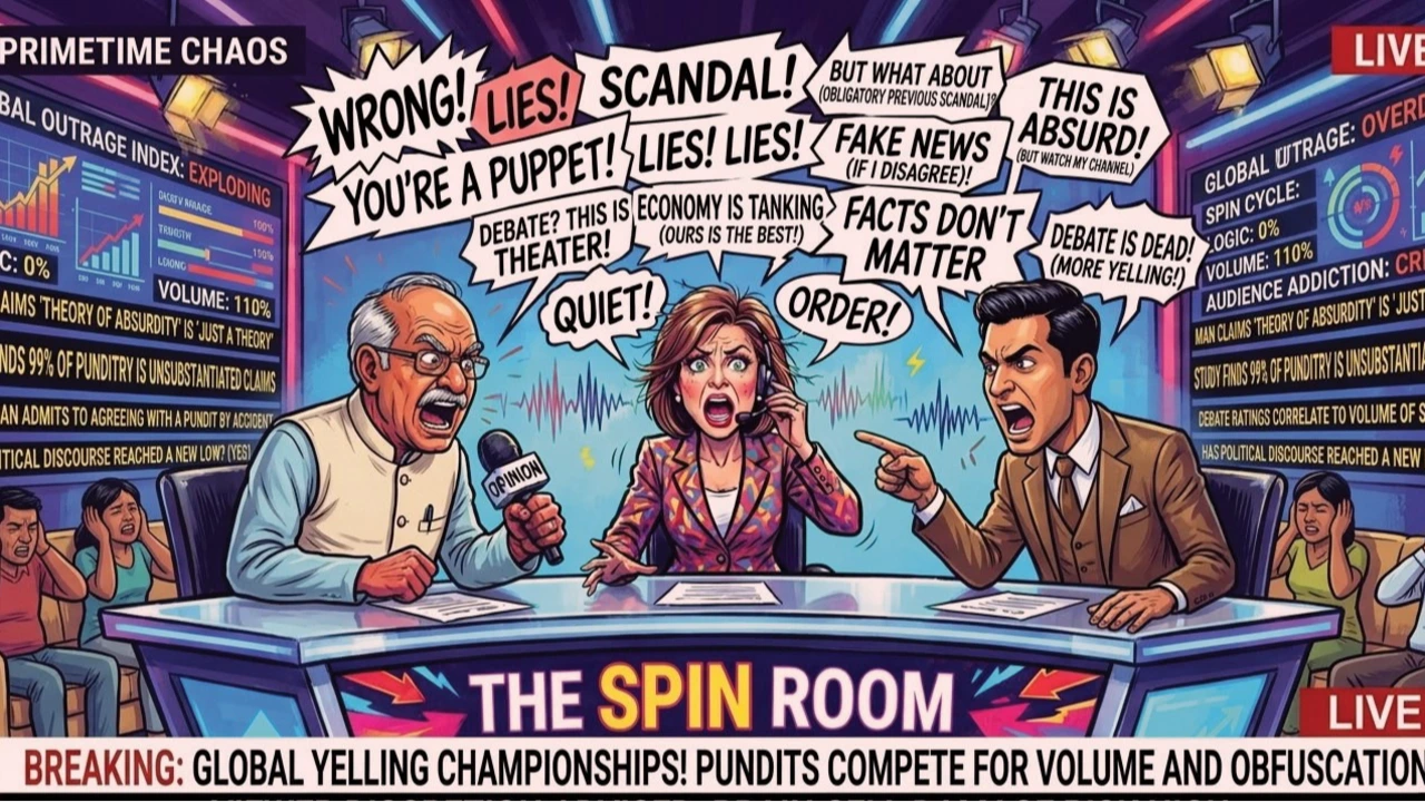 Noise, polarisation and performative debate have blurred the line between journalism and spectacle