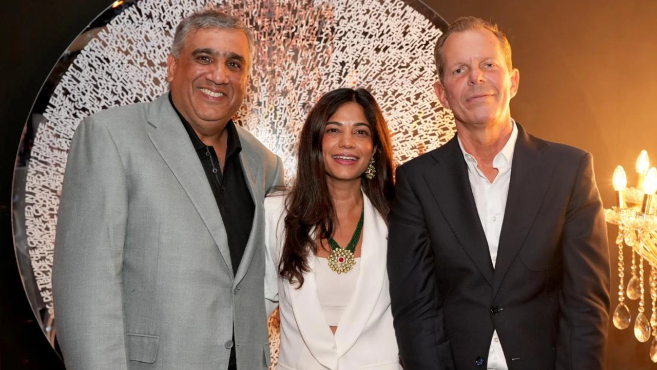 From left: Sameer Tobaccowala, Farah Lauren Khan, and Christophe Pinguet