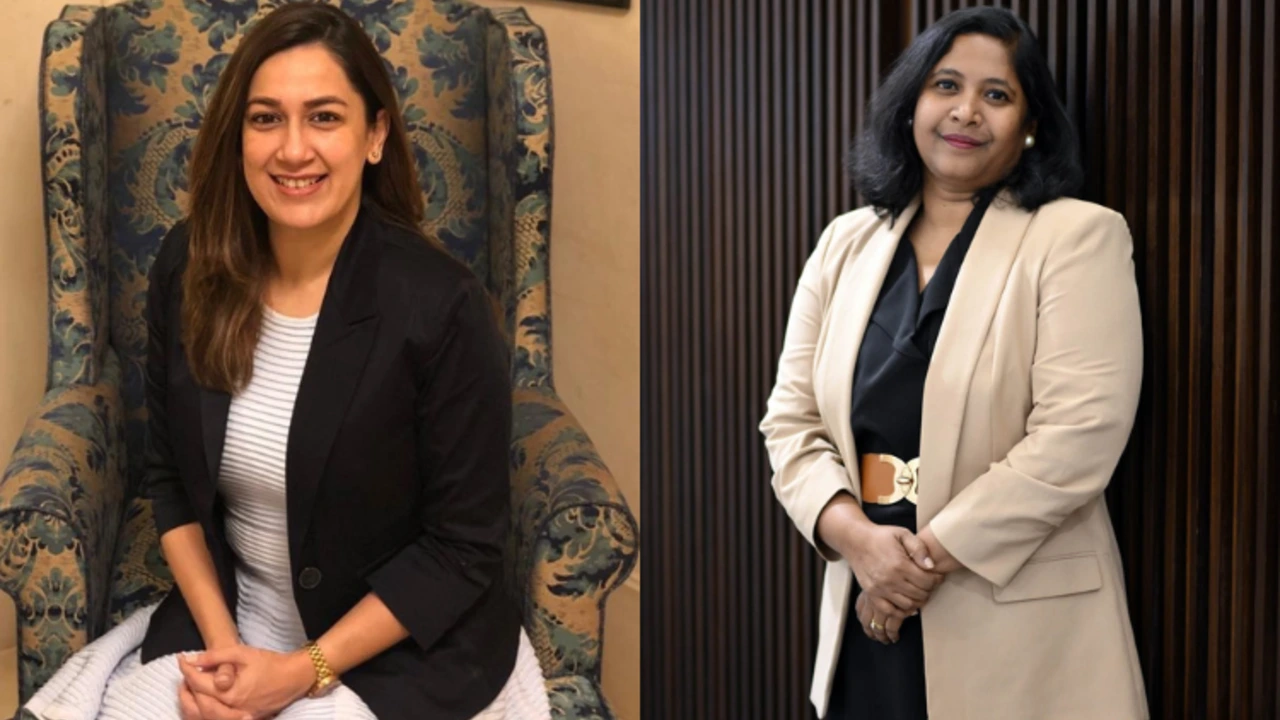 Ruchira Kanwal (left) and Madhurita Sengupta