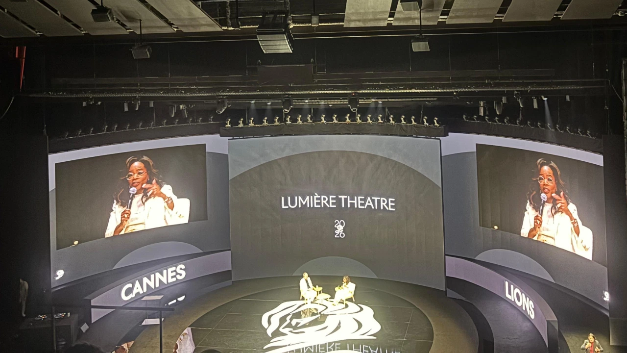 Phil Law and Oprah Winfrey