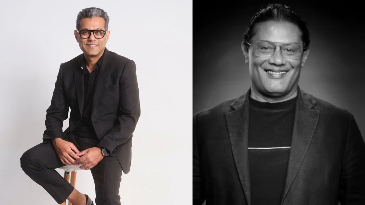 Dheeraj Sinha (left) and Amitesh Rao
