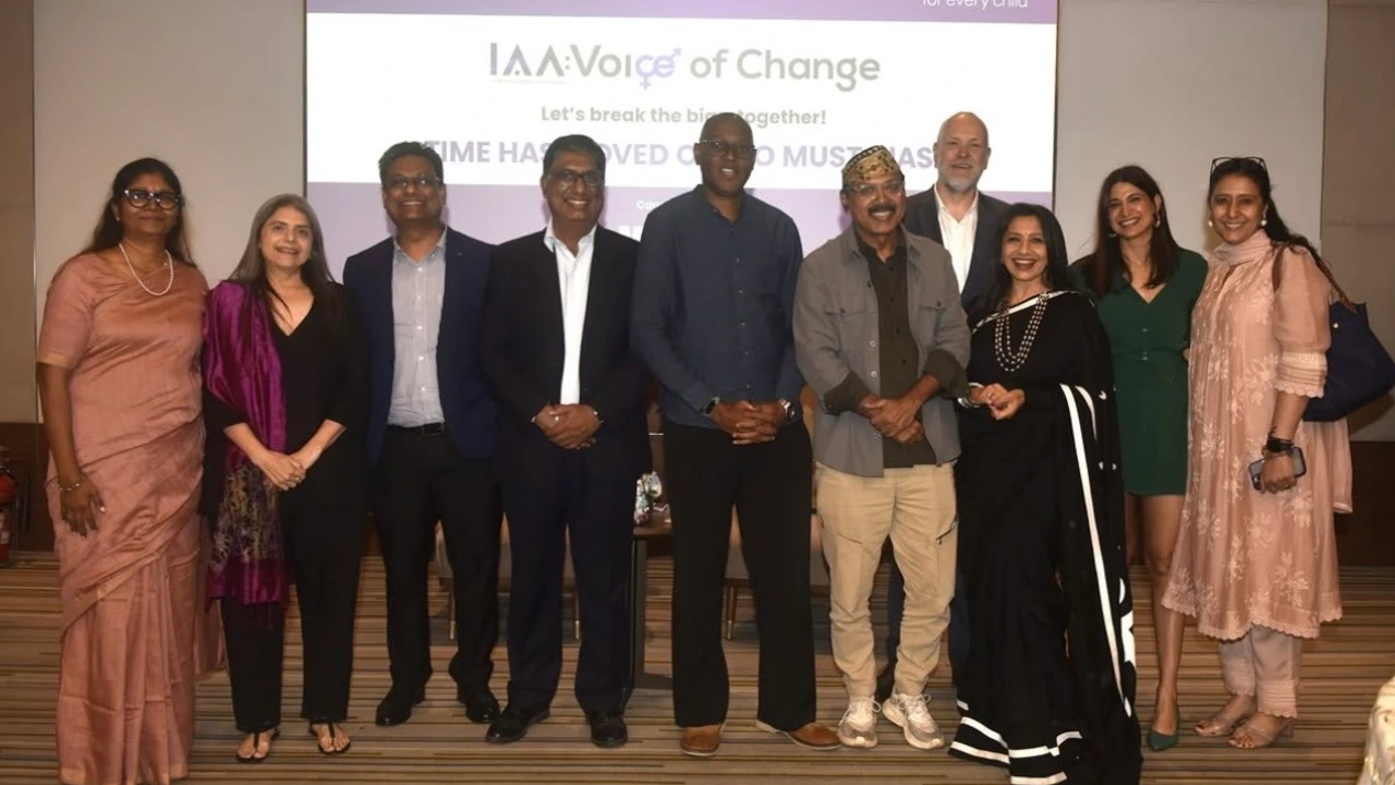 Team UNICEF and IAA, along with Josy Paul and Aahana Kumra at the event