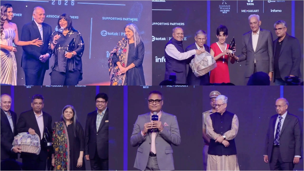Clockwise from bottom left: Kartik Sharma, Babita Baruah, Tanya and Sam Balsara, Dilip Shanghvi, and Neeraj Roy