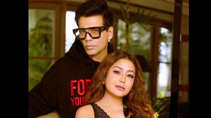 Karan Johar (top) and Neha Kakkar Karan Johar (top) and Neha Kakkar