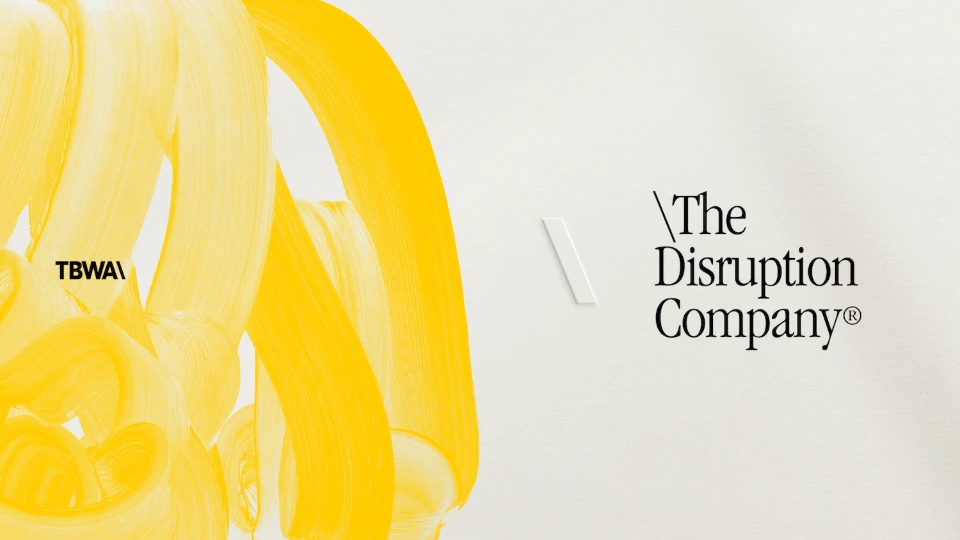 The new identity combines handcrafted illustrations, brushwork and serif typography with a redesigned monogram based on TBWA's signature backslash.