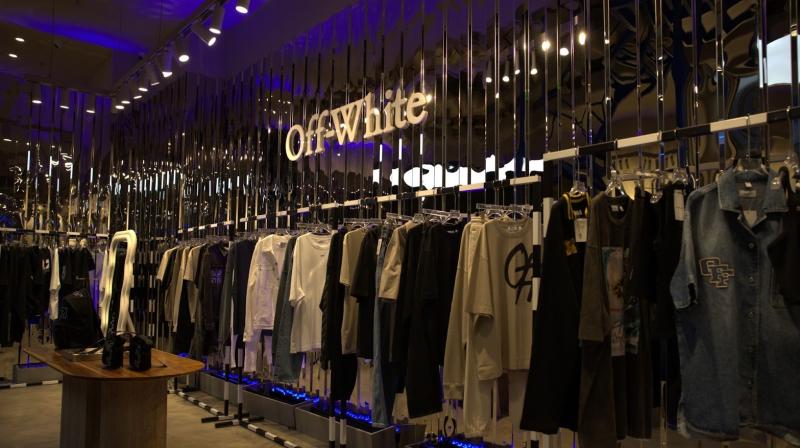 Off-White's first flagship store in India at Phoenix Mall of Asia, Bengaluru.