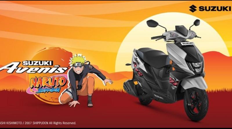 Suzuki Motorcycle India announced a collaboration with Japanese Anime character