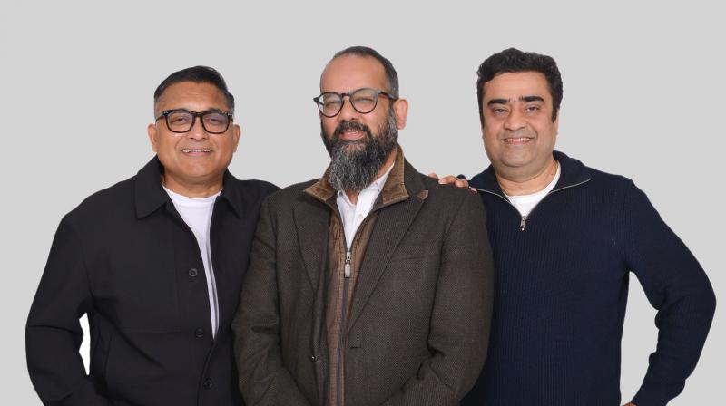 Left to right: Zacharia James, Rishi Seth and Girish Balachandran