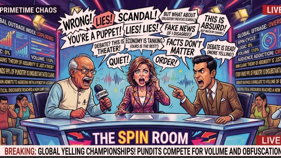 Noise, polarisation and performative debate have blurred the line between journalism and spectacle