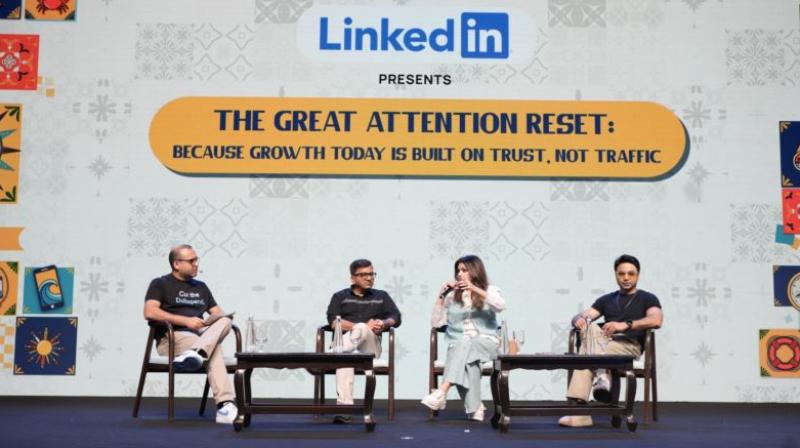 From left to right: Devajit Roy, Punit Dharamsi, Tuhina Pandey, and Jahid Ahmed