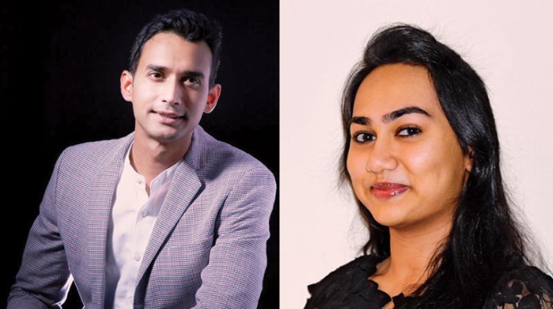 Puneeth Bekal (left) and Carol Goyal