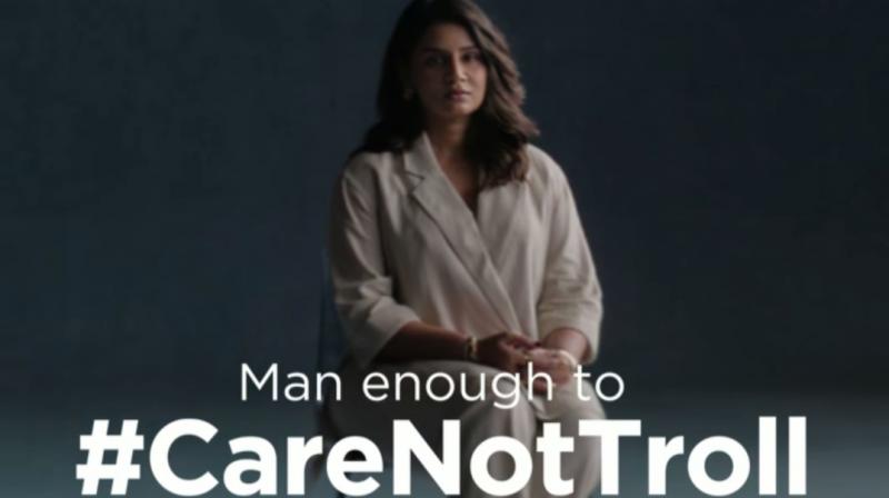 Dove Men + Care's '#CareNotTroll' campaign 