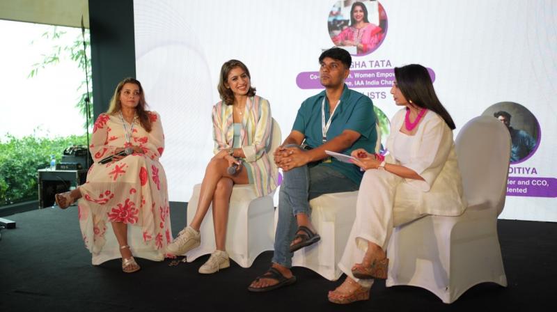 From left: Darshana Shah, Rubeena Singh, PG Aditiya and Megha Tata