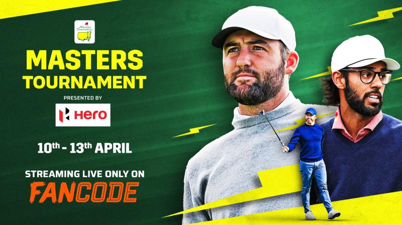 The tournament is taking place from 10-13 April at the Augusta National Golf Club, US. 