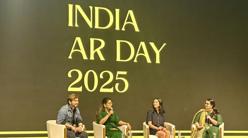 From left to right: Niraj Ruparel, Prajakta Rathe, Taylor Donaldson and Diya Rekhi. 