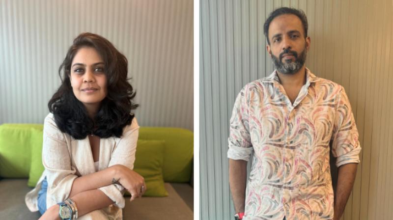 Anvita Arora (left) and Shyam Nair