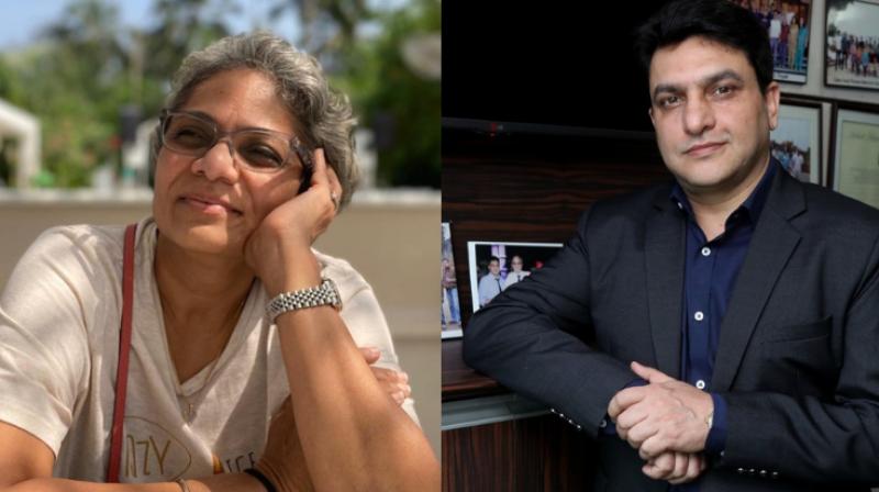 Laxmi Shetty (left) and Ashish Sehgal