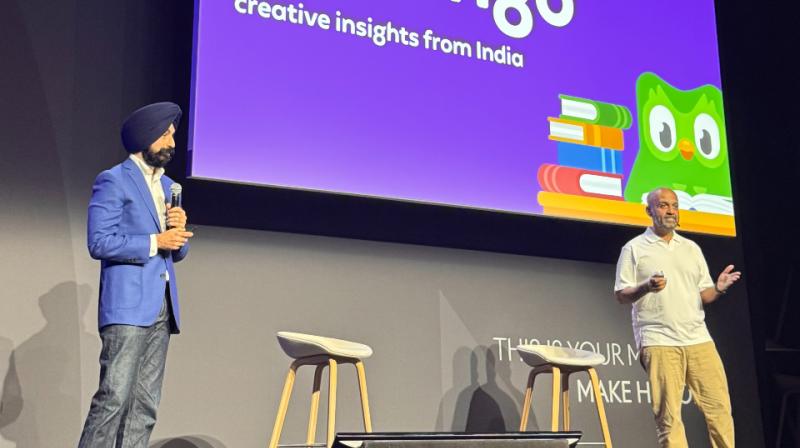 Karandeep Kapany (left) and Abraham Varughese