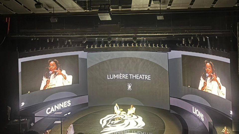 Phil Law and Oprah Winfrey
