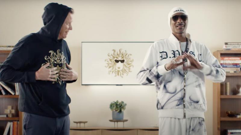 Arthur Sadoun (left) with Snoop Dogg