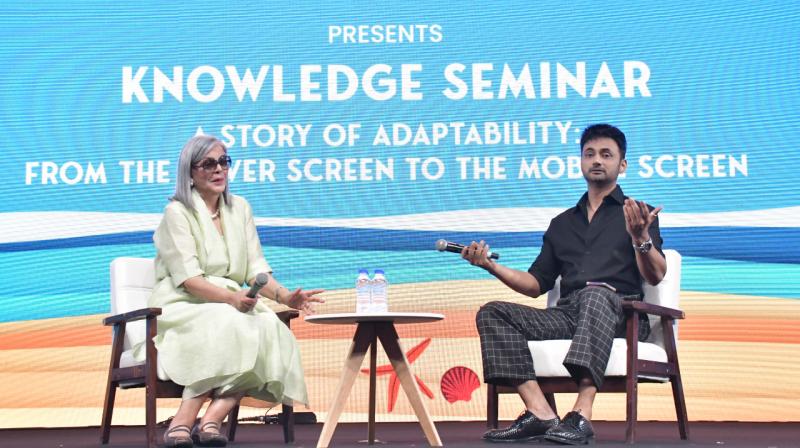 Zeenat Aman in a fireside chat with RJ Anmol Zeenat Aman in a fireside chat with RJ Anmol
