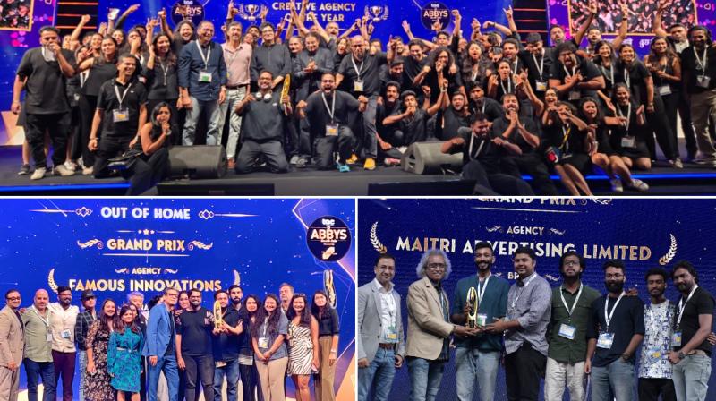 Leo Burnett (top), Famous Innovations (bottom left) and Maitri Advertising Leo Burnett (top), Famous Innovations (bottom left) and Maitri Advertising