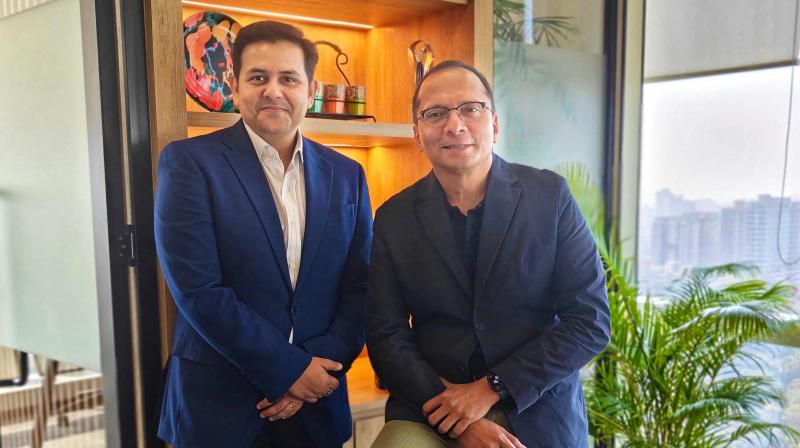 Manas Lahiri (left) and Rana Barua