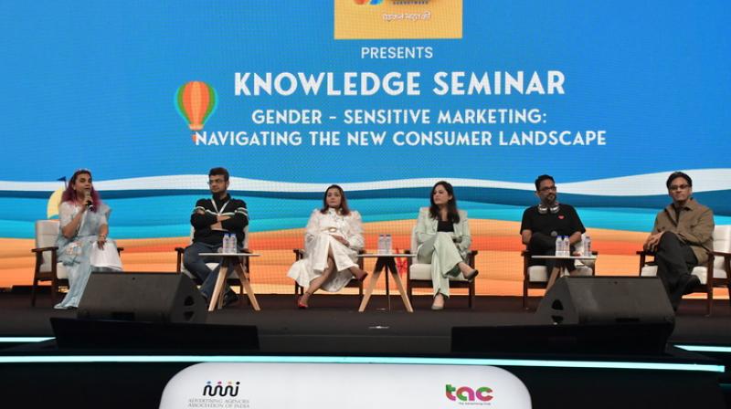 From left: Kranti Gada, Kailashnath Adhikari, Darshana Shah, Chandni Shah, Rajdeepak Das and Ram Madhvani