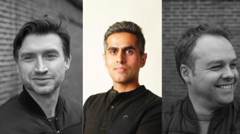 From left: Koen Van Ovoorde, Harshil Karia and Barry Schwarz.