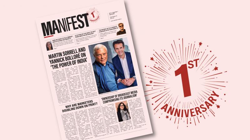 The cover page of the first anniversary issue