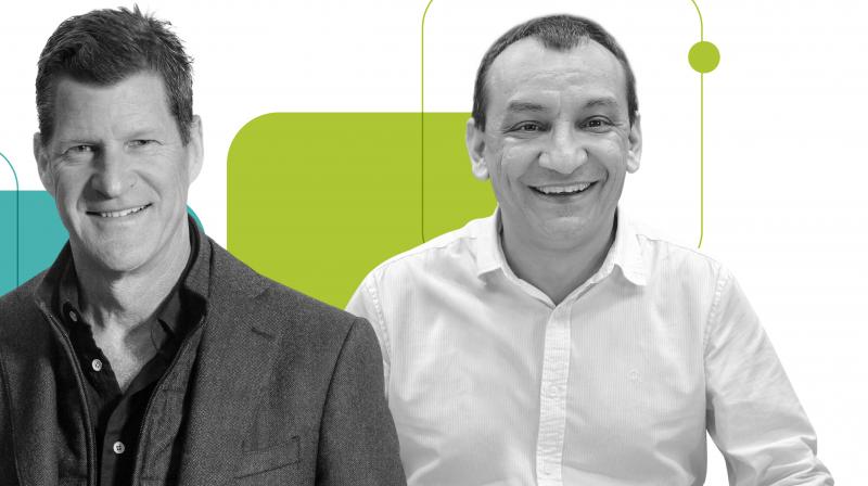 Andrew Schirmer (left) and Praful Akali