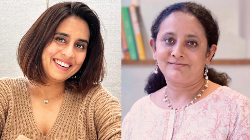 Pooja Trehann (left) and Manasi Narasimhan