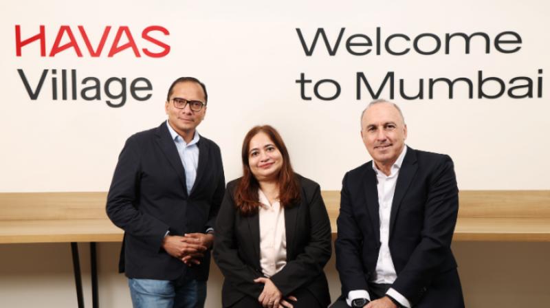 From left: Rana Barua, Dorelle Kulkarni and Charles Houdoux