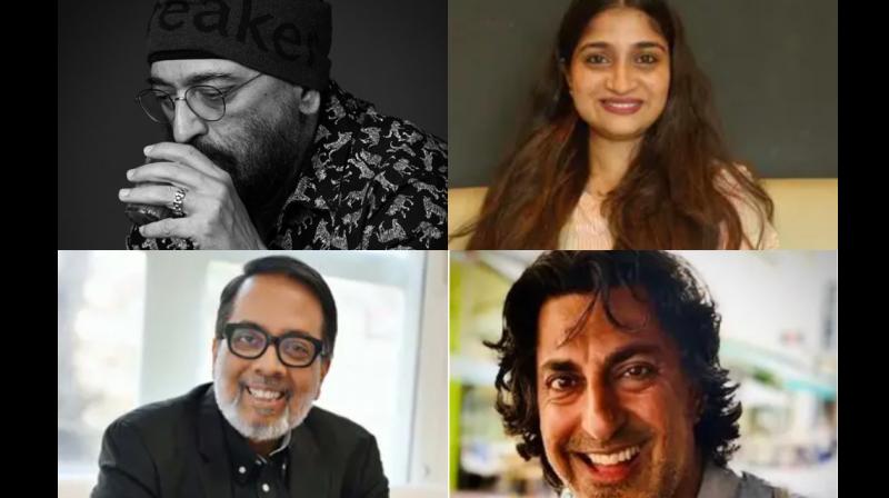 Clockwise from bottom left: Partha Sinha, Kawal Shoor, Manisha Sain and Gurdeep Puri