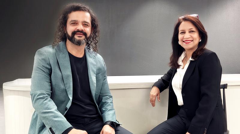 Amaresh Godbole (left) and Anupriya Acharya