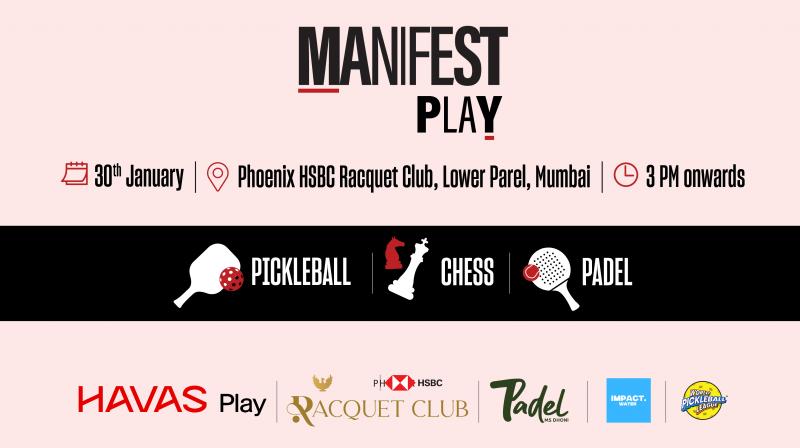 The chess, padel and pickleball tournament for the industry will be held on 30 January