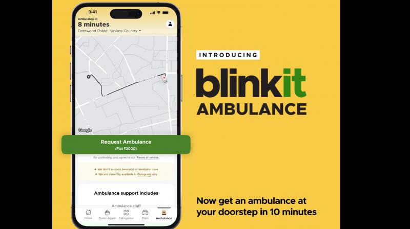 Blinkit ambulance service  Blinkit ambulance service