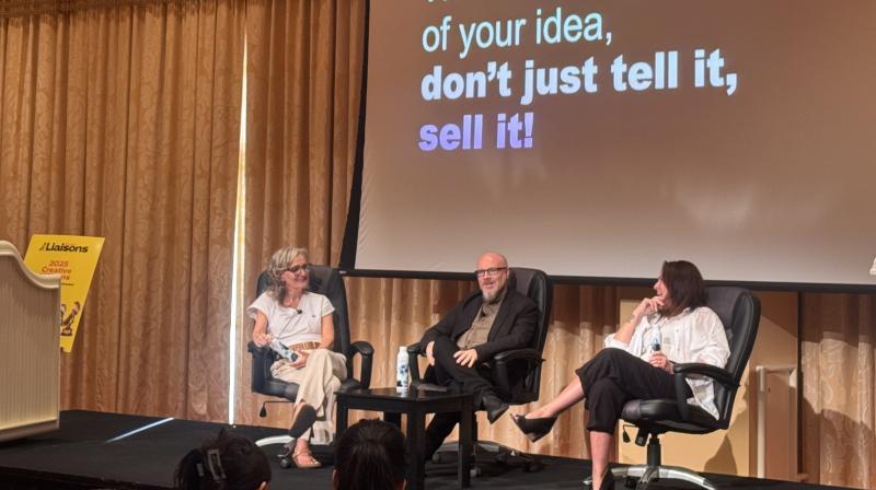 From left: Stephanie Berman, Stephen Martin and Lauren Naima