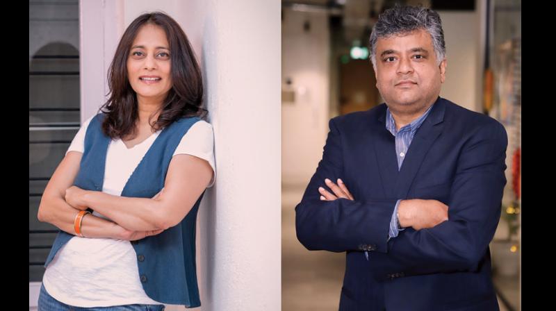 Anusha Shetty (left) and Navin Khemka