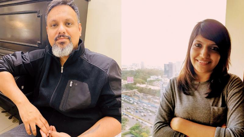 Vivek Anchalia (left) and Harshada Menon 