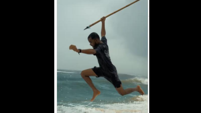 A screen grab from the Shree Anandhaas promo film