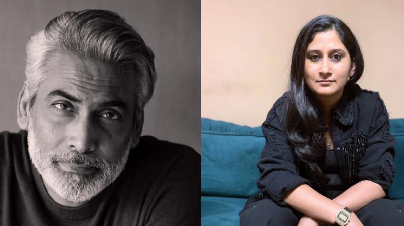 T Gangadhar (left) and Vasudha Misra 