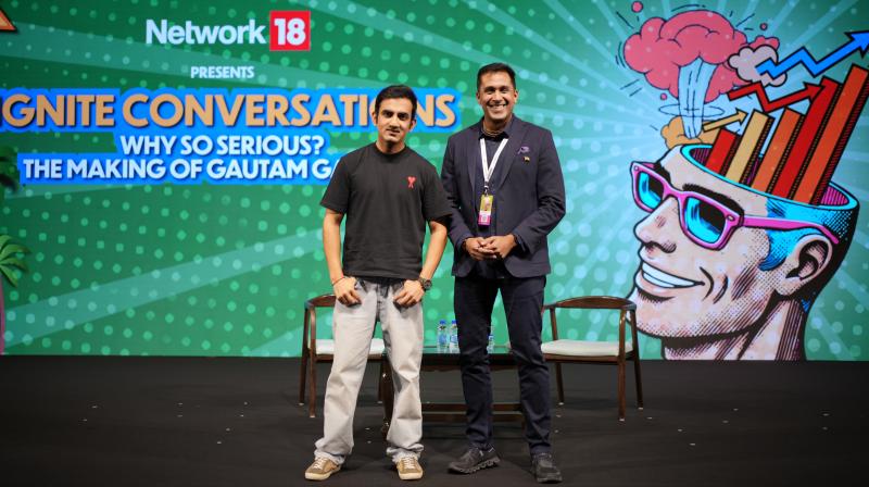 Gautam Gambhir at Goafest.