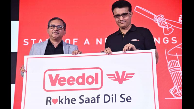From left: Arijit Basu, managing director, Tide Water Oil Co and Sourav Ganguly