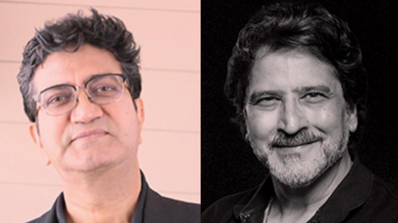 Prasoon Joshi (left) and Sonal Dabral