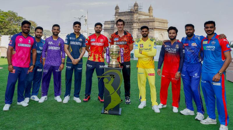 The captains of the ten IPL teams