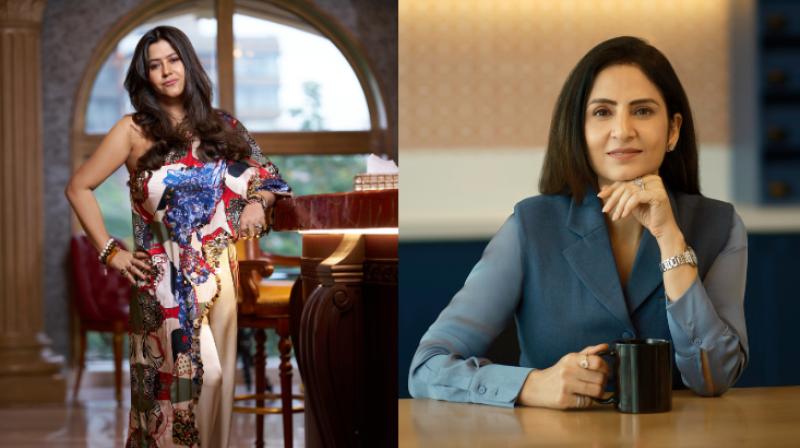 L to R: Ekta Kapoor (Balaji Telefilms) and Monika Shergill (Netflix)